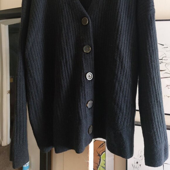 Madewell Plus Cameron Ribbed Cardigan Sweater in Coziest Yarn - Picture 4 of 7